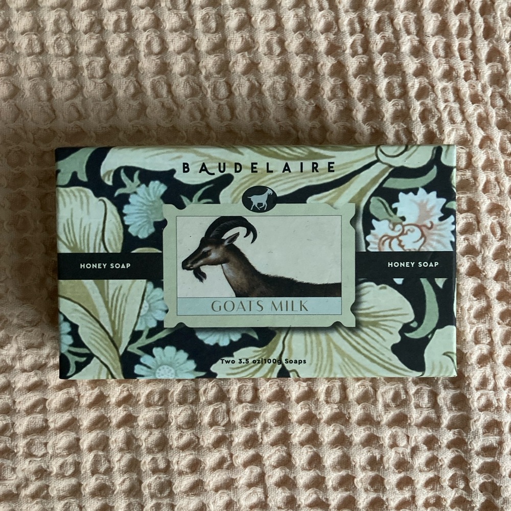Goat's Milk Honey Soap - Black and Cream
